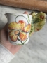 Picture of Blooms & Butterlfly Pitcher - ooak  by Julie Whitmore
