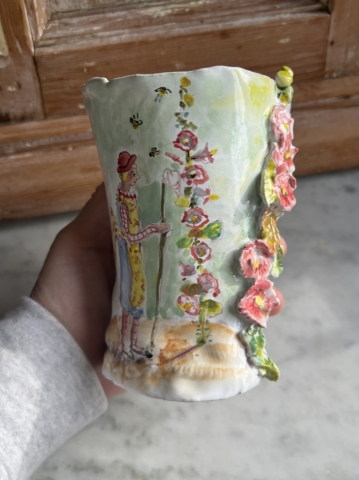 Picture of Blooming Dream Vase - ooak by Julie Whitmore