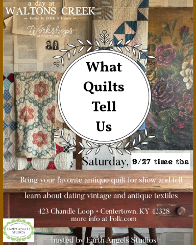 Picture of WORKSHOP: What Quilts Tell Us, 9/27, 1-2PM- KENTUCKY