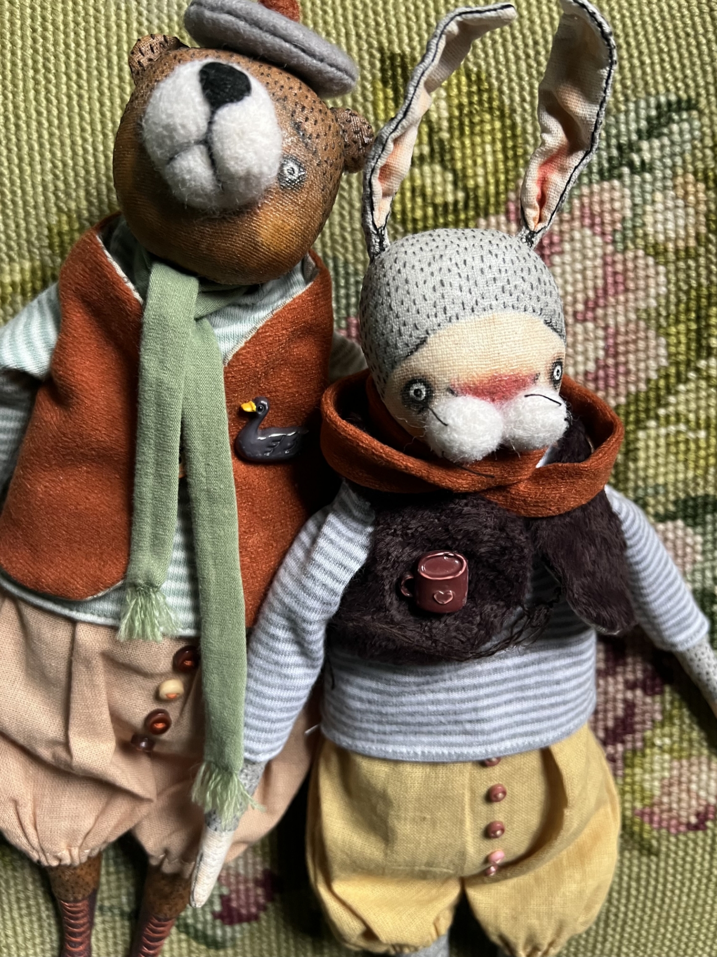 Ted FANCY Not Just Rabbits - ooak by Jana Jordan - SALE | Earth Angels ...