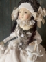 Picture of Her Winter Wishes - by Nicol Sayre ooak folk doll - SALE