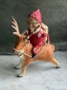 Picture of WOW Santa Rides a Reindeer - by Debbee Thibault  
