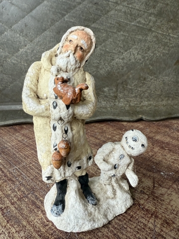 Picture of Special Edition - Woodland Friends Santa  & Snowy- by Debbee Thibault    