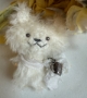 Picture of Wee Frosting - ooak mini teddy toy by Letty Worley   