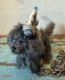 Picture of Cinder - ooak Party Pup NECKLACE by Letty Worley  