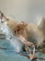 Picture of Fluffy McCute - ooak Party Kitty by Letty Worley   