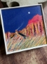 Picture of "Summer Nights Scottish Highlands" - 6x6 original art by Nikki Monaghan
