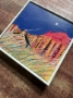 Picture of "Summer Nights Scottish Highlands" - 6x6 original art by Nikki Monaghan