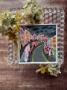 Picture of "Rain Clouds, Victoria Street" - 6x6 original art by Nikki Monaghan
