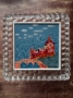 Picture of "Eilean Donan, Autumn" - 6x6 original art by Nikki Monaghan