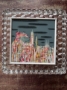 Picture of "Castle and Clouds" - 6x6 original art by Nikki Monaghan