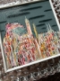 Picture of "Castle and Clouds" - 6x6 original art by Nikki Monaghan