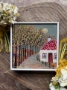 Picture of "The Tree Lined Road" - 6x6 original art by Nikki Monaghan