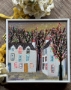 Picture of "Perthshire Cottages" - 6x6 original art by Nikki Monaghan