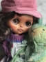 Picture of "Vega" Custom Stock Blythe Doll - by Blue Mountain Blythes wearing WinterFog