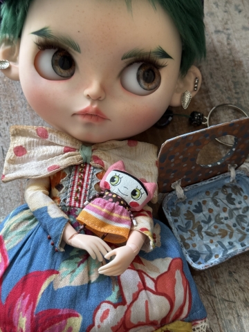 Picture of Wee Doll - Tiny Box Set ooak Artist Made  