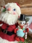 Picture of Mr. Jolly & His Snow Pal - ooak Santa Set by Jody Battaglia   