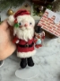 Picture of Mr. Jolly & His Snow Pal - ooak Santa Set by Jody Battaglia   