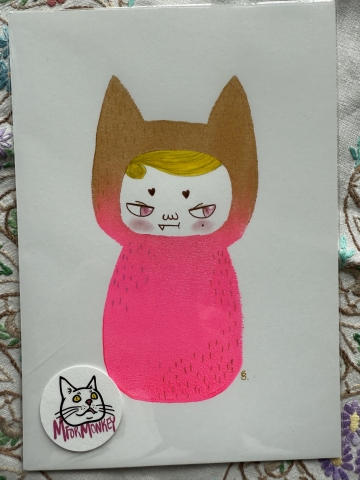 Picture of Camille "Spicy Vibes" - original art illustration by Cor - M for Monkey 