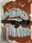 Picture of "Night Jasmine" Dusk Blue Dress Set - by Hanon for Blythe and Cherry