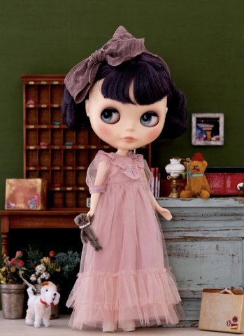 Picture of  "Twilight Bloom & Bear Bear Teddy" Dusty Pink Set - by Hanon for Cherry and Blythe