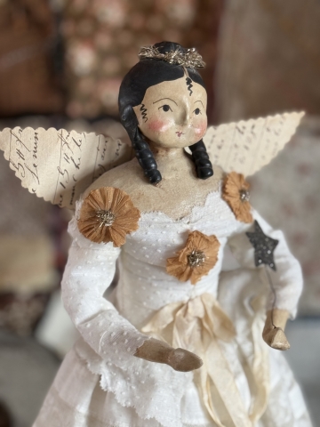 Picture of Angelina OOAK  - 19" by Nicol Sayre Folk Dolls