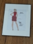 Picture of "Unforgettable - REVLON" Doll - Framed Original Fashion  Art - by Robert Tonner