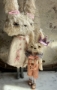 Picture of MIDDIE Bunny Blythe "Kip" - wearing Pumpkinbelle ooak by Letty Worley 