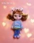Picture of Tiny Traveller "Tilly Bean" - Custom Authentic Petite Blythe Doll (Takara) by SplatterGirl