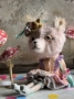 Picture of Teddy Blythe "Goodie Gumdrops" - ooak by Letty Worley wearing Annie Dollz