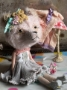 Picture of Teddy Blythe "Goodie Gumdrops" - ooak by Letty Worley wearing Annie Dollz