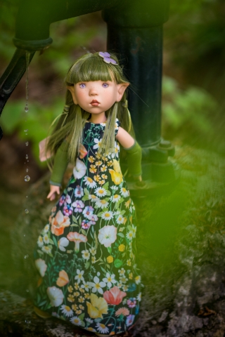 Picture of PRE-ORDER - ELF SPOON "ELIA" - LE 19 SPRING 2026 SPOONS Collection - 42cm/16.5" BJD by Zwergnase -Exclusive Bonus - Pre-Order 