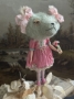 Picture of Teddy Blythe "Sally Sage" - ooak by Letty Worley wearing The Pumpkinbelle....and more fashion