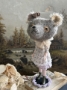 Picture of Teddy Blythe "Clarice Grey" - ooak by Letty Worley wearing Moshi Moshi and more...