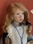 Picture of IN STOCK - OOAK Exclusive Set Alice in Wonderland & White Rabbit– 90cm -35”&  63cm -25" - Zwergnase Kunst Puppen