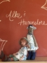Picture of IN STOCK - Set Alke & Hannelore  Set– 45cm Doll and Bear - Zwergnase Puppen - SALE