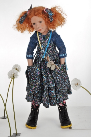 Picture of IN STOCK - LORE– 70cm -27.5” - Zwergnase Doll Kunst Puppen
