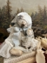 Picture of "Ophelia Pearl" & her Baby Doll "Elsie Bloom" - SET by Ingrid Schmid