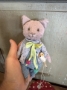 Picture of A Dapper Kitty & His Mouse Toy- ooak Soft Sculpture by Olesya