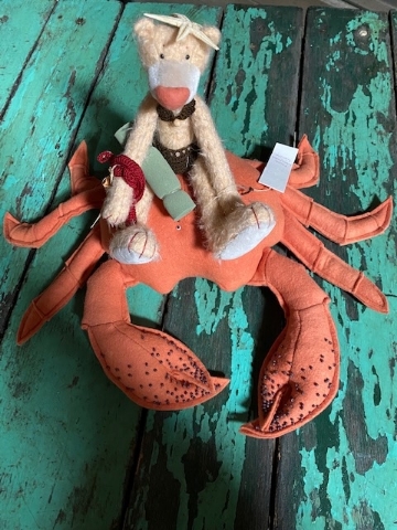 Picture of Crabby Teddy Set LE – "Krebs & Friend" – by Zwergnase Puppen IN STOCK - SALE 