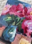 Picture of Pink Peonies Painting by Angela Moulton -  8x10