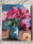 Picture of Pink Peonies Painting by Angela Moulton -  8x10