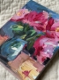 Picture of Pink Peonies Painting by Angela Moulton -  8x10
